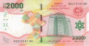 Central  African States p702a 2000 Francs 2020